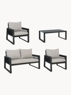 Conjuntos Jardín|Muebles De Jardín></noscript>Bizzotto Set lounge para exterior Captiva, 4 pzas.