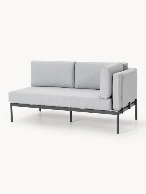 Conjuntos Jardín|Muebles De Jardín>Westwing Collection Set lounge para exterior Linden, 2 pzas. Gris oscuro, gris claro