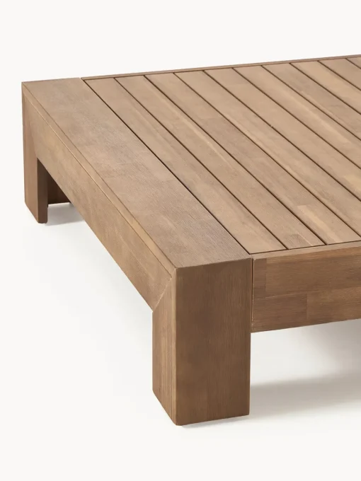 Conjuntos Jardín|Muebles De Jardín>Westwing Collection Set lounge para exterior de madera de acacia Joshua, 4 pzas. Gris claro, madera de acacia pintado
