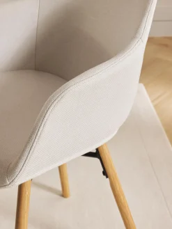 New Silla con asiento estrecho y reposabrazos Fiji Sillas Con Reposabrazos|Sillas
