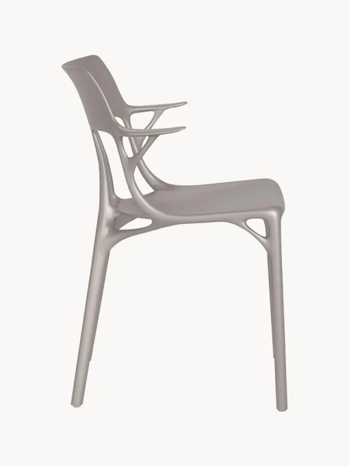 Sillas De Jardín|Sillas Con Reposabrazos>Kartell Silla con reposabrazos A.I., 2 uds. Greige
