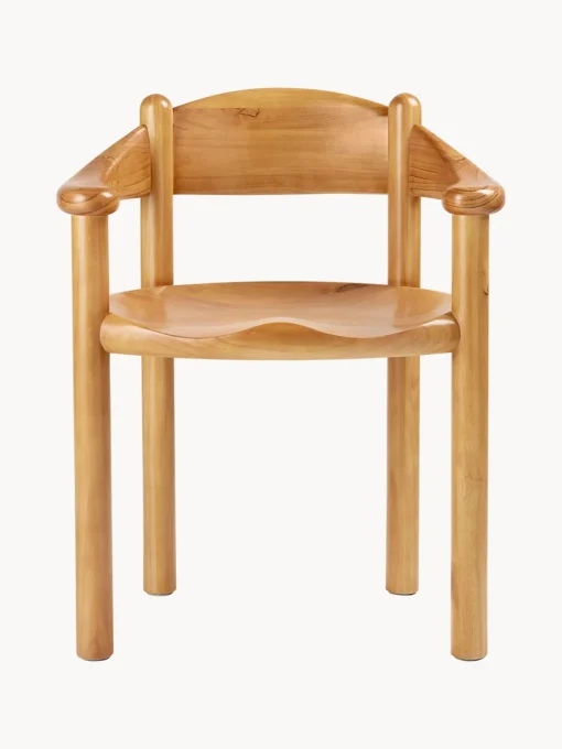 Discount Silla con reposabrazos con madera de pino Daumiller Sillas Con Reposabrazos|Sillas