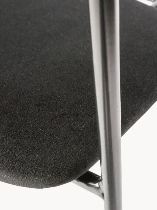 Sillas Con Reposabrazos|Sillas> Silla con reposabrazos de terciopelo y metal Elvy