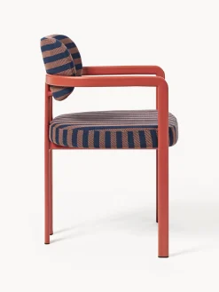 Sillas Con Reposabrazos|Sillas></noscript>Westwing Collection Silla con reposabrazos de diseño DEDAR Milano x Westwing Adrien Tejido de sarga, Voulez-Vous Tiramisu