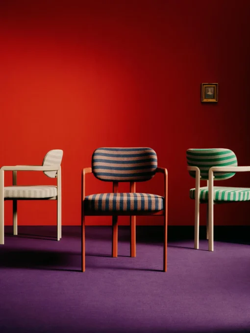 Sillas Con Reposabrazos|Sillas>Westwing Collection Silla con reposabrazos de diseño DEDAR Milano x Westwing Adrien Tejido de sarga, Voulez-Vous Tiramisu