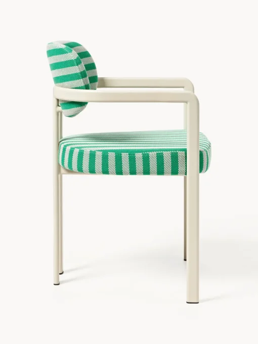 Sillas Con Reposabrazos|Sillas>Westwing Collection Silla con reposabrazos de diseño DEDAR Milano x Westwing Adrien Tejido de sarga, Voulez-Vous Fragola Menta