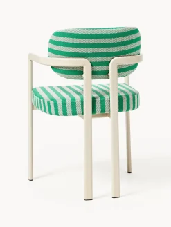 Sillas Con Reposabrazos|Sillas></noscript>Westwing Collection Silla con reposabrazos de diseño DEDAR Milano x Westwing Adrien Tejido de sarga, Voulez-Vous Fragola Menta