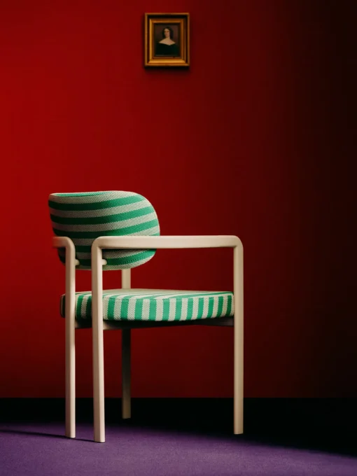 Sillas Con Reposabrazos|Sillas>Westwing Collection Silla con reposabrazos de diseño DEDAR Milano x Westwing Adrien Tejido de sarga, Voulez-Vous Fragola Menta