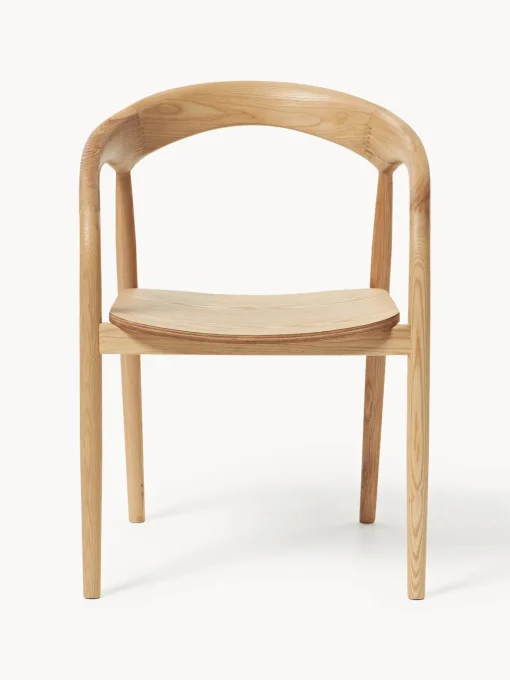Sillas De Madera|Sillas Con Reposabrazos>Westwing Collection Silla con reposabrazos de madera de fresno Camille Madera de fresno clara