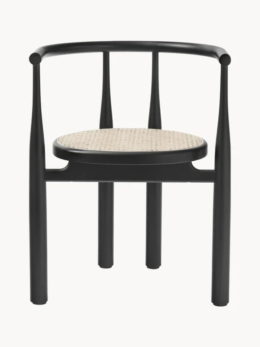 Silla con reposabrazos de madera de haya Bukowski Sillas De Madera|Sillas Con Reposabrazos