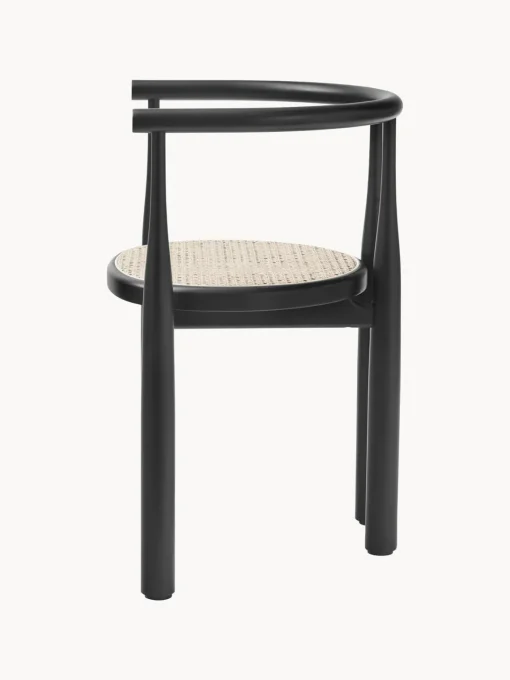Silla con reposabrazos de madera de haya Bukowski Sillas De Madera|Sillas Con Reposabrazos