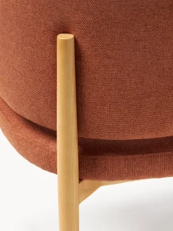Sillas Con Reposabrazos|Sillas></noscript>Westwing Collection Silla con reposabrazos Nemo Tejido terracota, madera de fresno clara