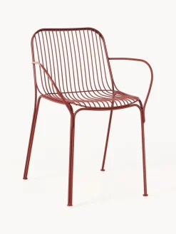 Sillas De Jardín|Sillas De Jardí­N>Kartell Silla con reposabrazos para exterior Hiray Rojo