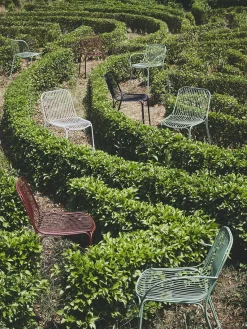 Sillas De Jardín|Sillas De Jardí­N>Kartell Silla con reposabrazos para exterior Hiray Rojo