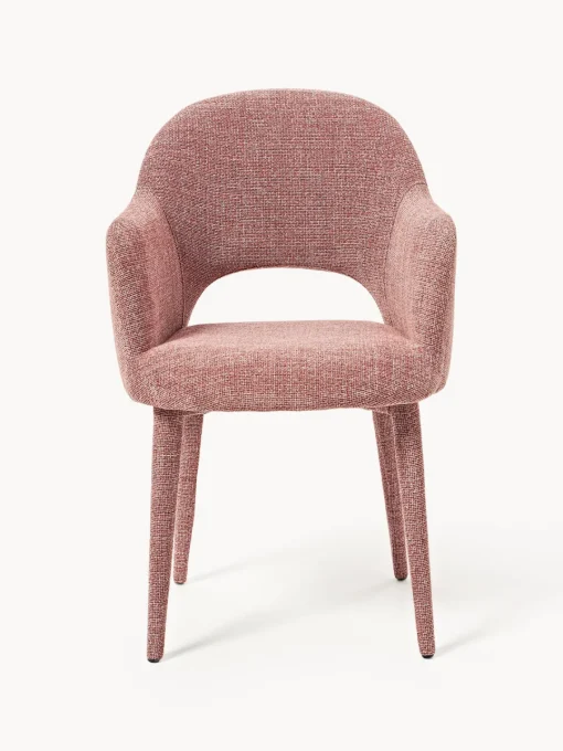 Sillas Con Reposabrazos|Sillas>Westwing Collection Silla con reposabrazos Rachel Tejido rojo coral