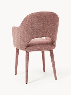 Sillas Con Reposabrazos|Sillas></noscript>Westwing Collection Silla con reposabrazos Rachel Tejido rojo coral