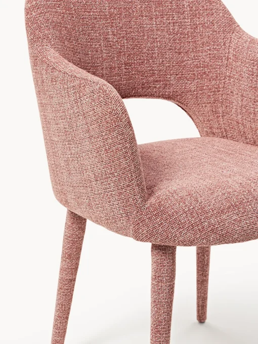 Sillas Con Reposabrazos|Sillas>Westwing Collection Silla con reposabrazos Rachel Tejido rojo coral