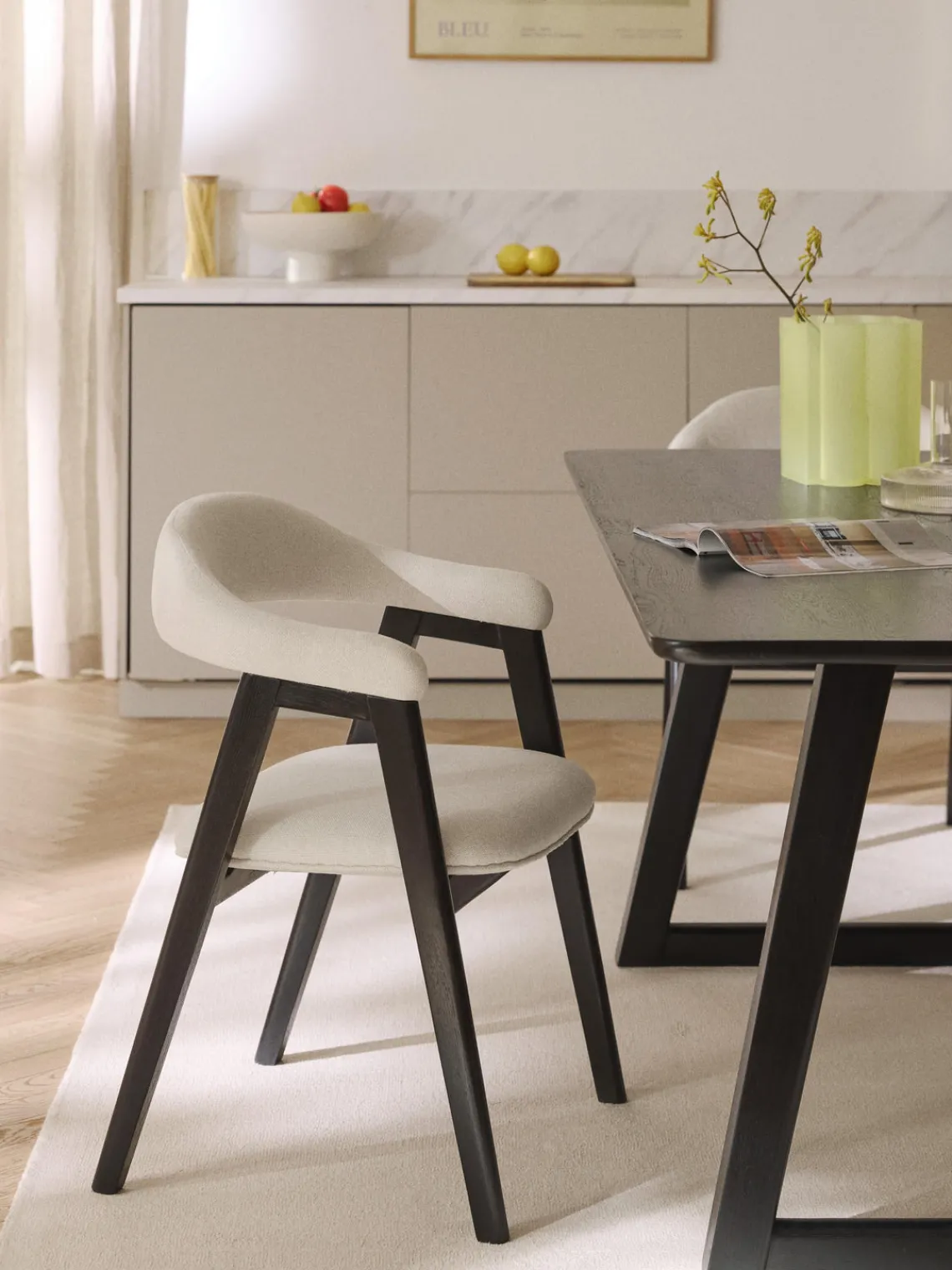 Discount Silla con reposabrazos tapizada Nik Sillas Con Reposabrazos|Sillas