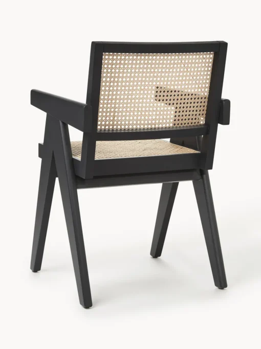 Clearance Silla con repozabrazos de tejido vienés Sissi Sillas De Madera|Sillas Con Reposabrazos