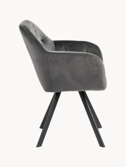 Sale Silla con repozabrazos de terciopelo Lola Sillas Con Reposabrazos|Sillas