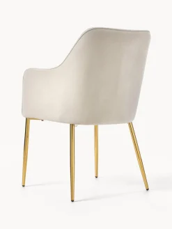 Best Silla con resposabrazos en terciopelo Ava Sillas Con Reposabrazos|Sillas