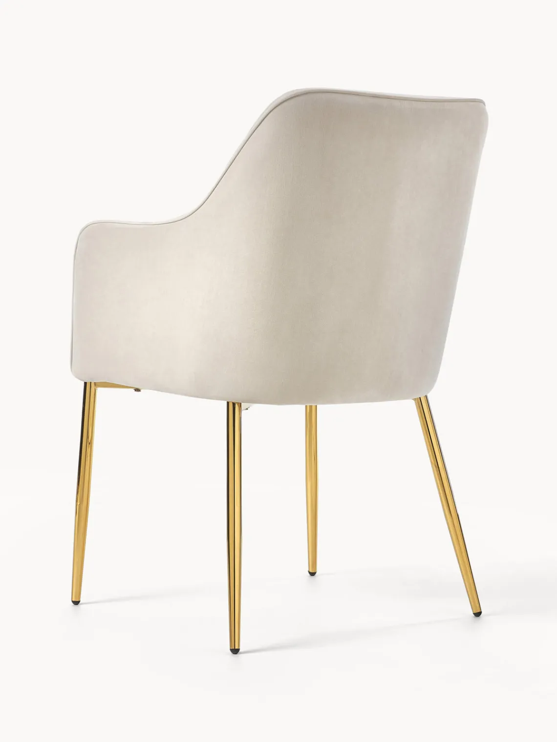 Best Silla con resposabrazos en terciopelo Ava Sillas Con Reposabrazos|Sillas