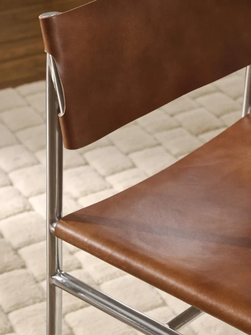 Outlet Silla de cuero Jordan Sillas