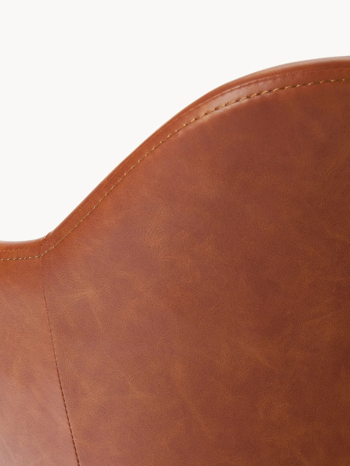 Outlet Silla de cuero sintético con reposabrazos Fiji Sillas Con Reposabrazos|Sillas