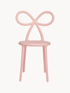 Sillas De Jardín|Sillas De Jardí­N></noscript>Qeeboo Silla de diseño Ribbon Rosa claro mate