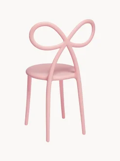 Sillas De Jardín|Sillas De Jardí­N></noscript>Qeeboo Silla de diseño Ribbon Rosa claro mate
