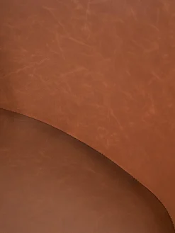 Sillas De Escritorio|Sillas De Escritorio></noscript>Westwing Collection Silla de escritorio con asiento estrecho de cuero sintético Fiji Cuero sintético turrón