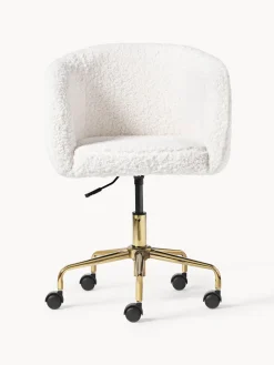Sillas De Escritorio|Sillas De Escritorio></noscript>Westwing Collection Silla de escritorio de borreguillo Emmie, altura regulable
