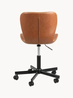 Sillas De Escritorio|Sillas De Escritorio></noscript> Silla de escritorio de cuero sintético Batilda, altura regulable