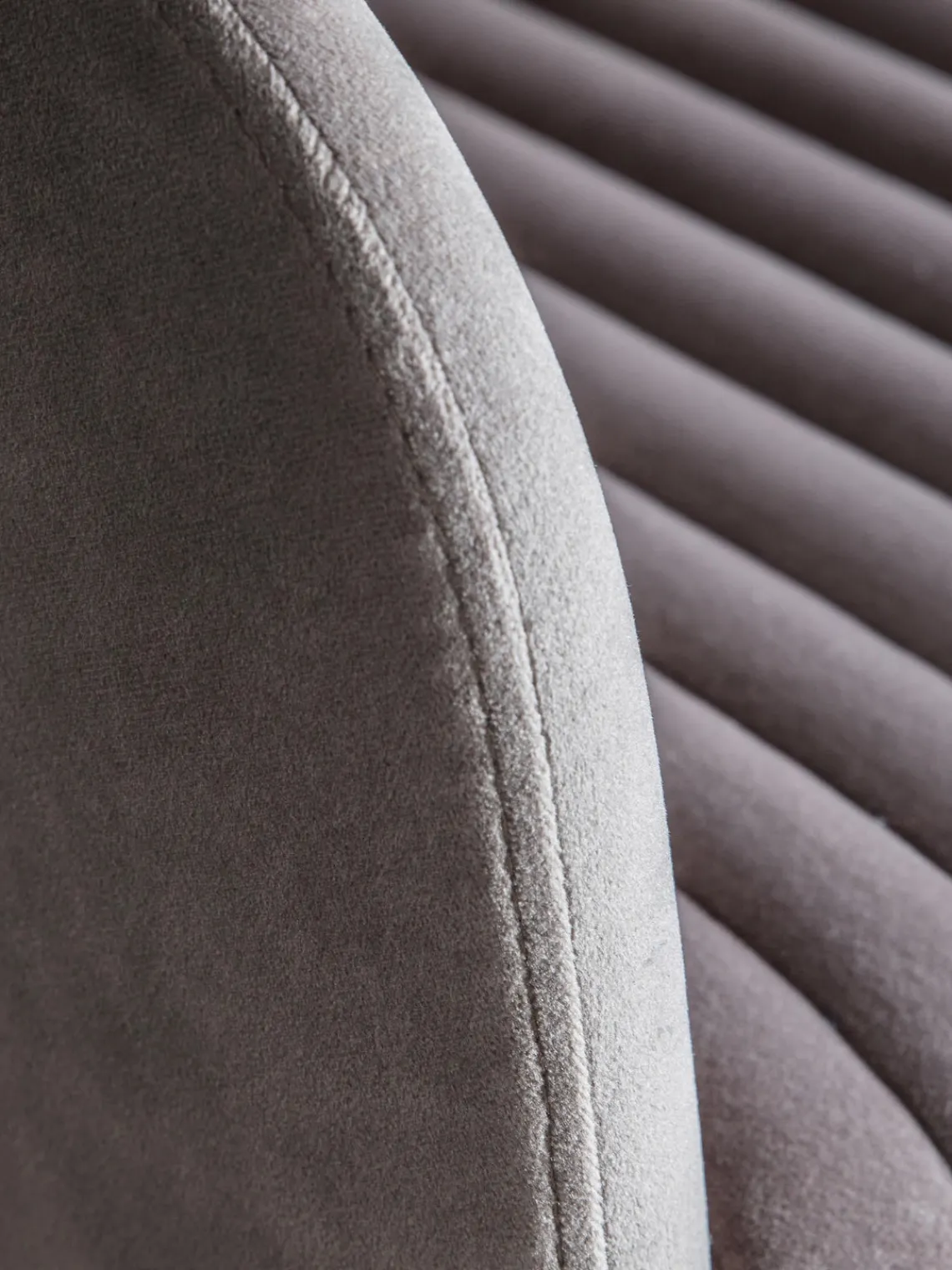 Sillas De Escritorio|Sillas De Escritorio> Silla de escritorio de terciopelo regulable en altura Murray Terciopelo gris oscuro, dorado