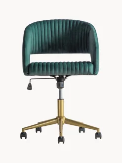 Discount Silla de escritorio de terciopelo regulable en altura Murray Sillas De Escritorio|Sillas De Escritorio