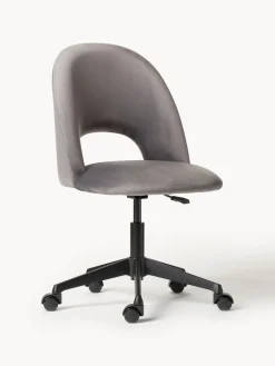 New Silla de escritorio de terciopelo Rachel, altura regulable Sillas De Escritorio|Sillas De Escritorio
