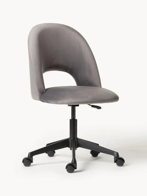 New Silla de escritorio de terciopelo Rachel, altura regulable Sillas De Escritorio|Sillas De Escritorio