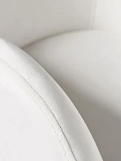 Sillas De Escritorio|Sillas De Escritorio></noscript>Westwing Collection Silla de escritorio de terciopelo Lucie Terciopelo blanco, dorado