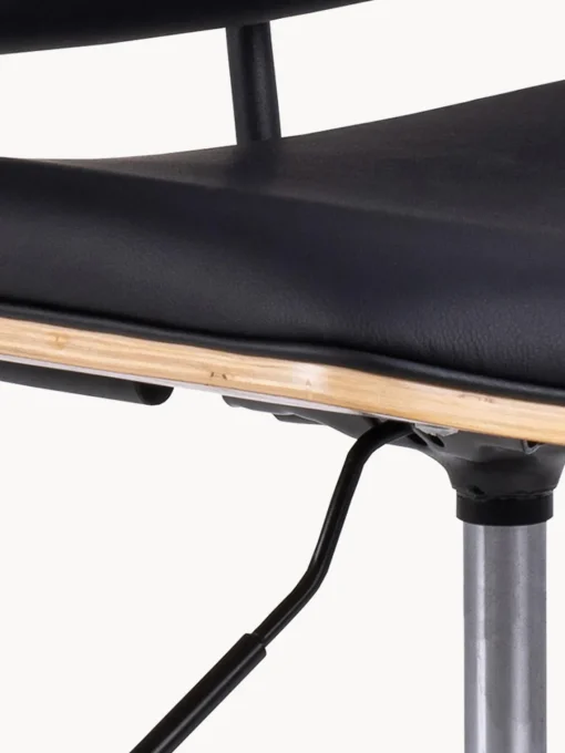 Sillas De Escritorio|Sillas De Escritorio> Silla de escritorio giratoria de piel sintética Owen, regulable en altura