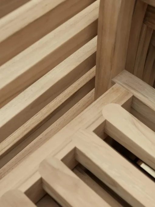 New Silla de jardín apilable de madera de teca AH502 Sillas De Jardín|Sillas De Jardí­N
