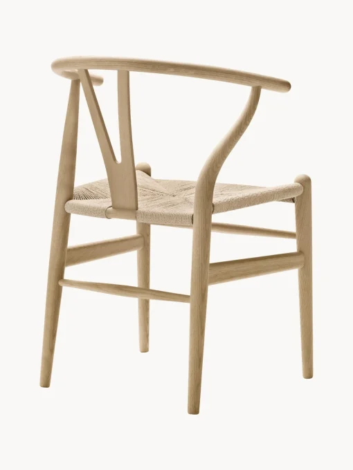 Sillas De Madera|Sillas>Carl Hansen & Søn Silla de madera con asiento tejido a mano CH24 Wishbone Chair Madera de haya pintada en terracota, beige