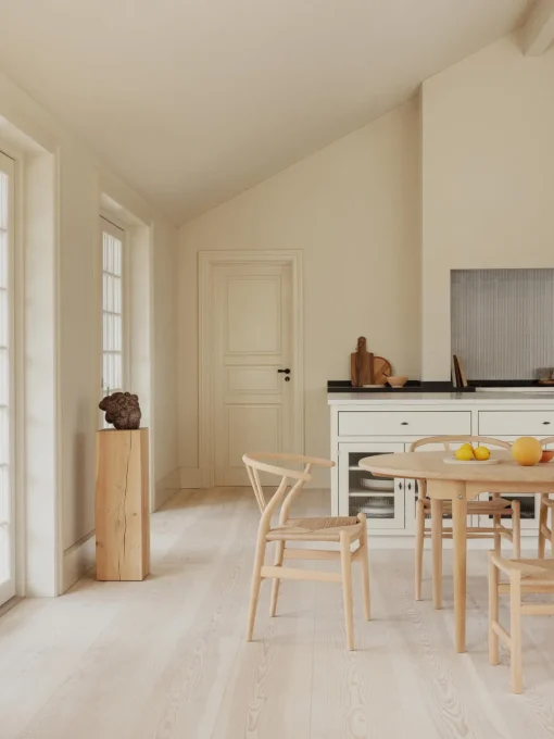 Sillas De Madera|Sillas>Carl Hansen & Søn Silla de madera con asiento tejido a mano CH24 Wishbone Chair Madera de haya pintada en terracota, beige