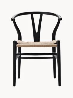 Clearance Silla de madera con asiento tejido a mano CH24 Sillas De Madera|Sillas