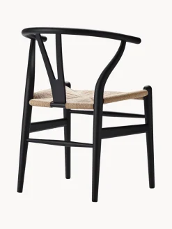 Clearance Silla de madera con asiento tejido a mano CH24 Sillas De Madera|Sillas