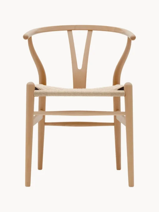 Sillas De Madera|Sillas>Carl Hansen & Søn Silla de madera con asiento tejido a mano CH24 Madera de haya barnizada, beige