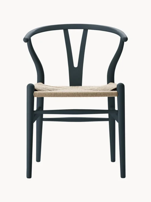 Outlet Silla de madera con asiento tejido a mano CH24 Sillas De Madera|Sillas