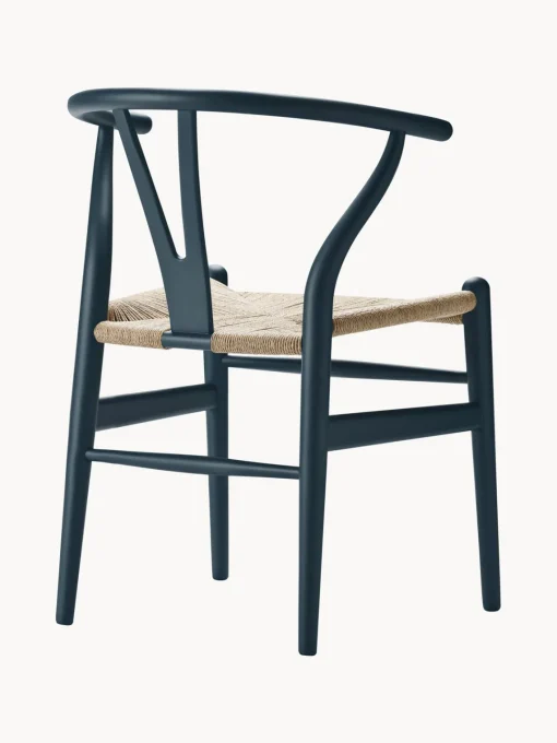 Outlet Silla de madera con asiento tejido a mano CH24 Sillas De Madera|Sillas
