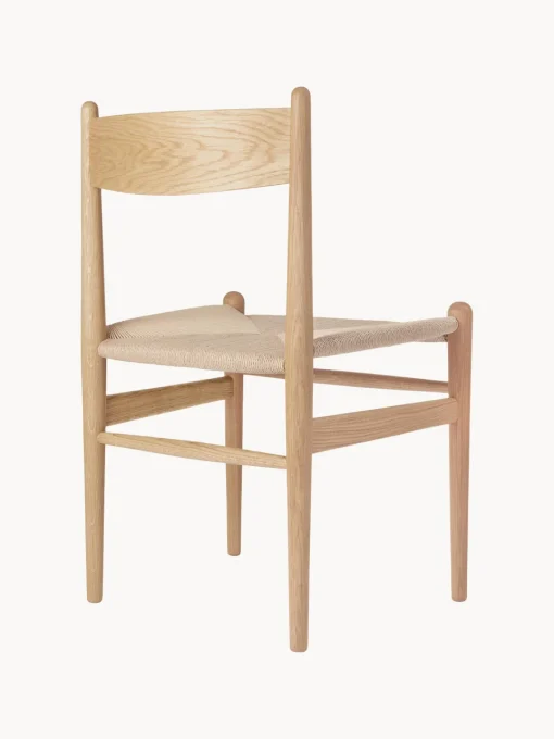 Silla de madera con asiento tejido a mano CH36 Sillas De Madera|Sillas