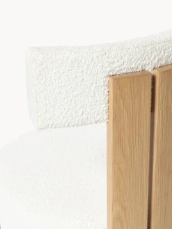 Discount Silla de madera con tapizado bouclé Katya Sillas