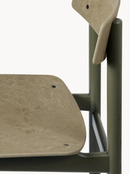 Sillas De Madera|Sillas>Mater Silla de madera Consciouos Greige, verde oliva